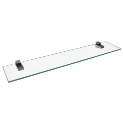 Fackelmann Glasablage 60 x 0,6 x 12 chrom inkl Befestigungsmaterial