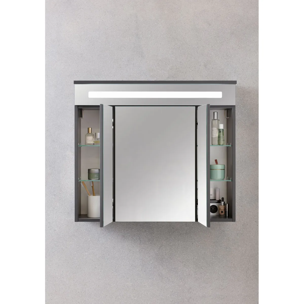 Spiegelschrank Kara anthrazit 80 x 70 x 22,5 cm^Fackelmann Clearance