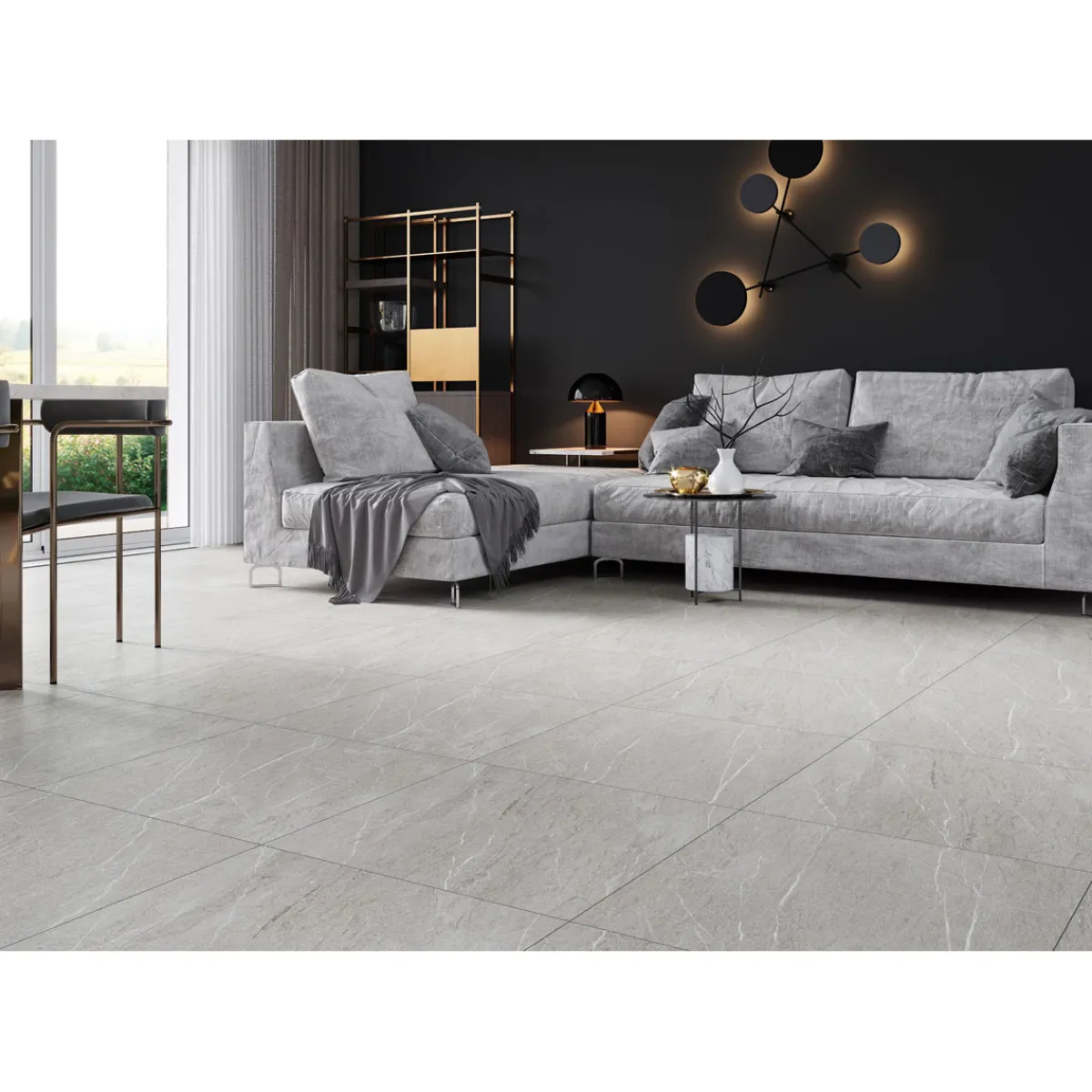 Feinsteinzeug Athens grau matt 60 x 60 cm* New