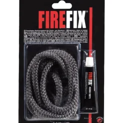 Dichtung-Set für Kaminscheiben Kordel 2 m Durchmesser 14 mm*FIREFIX New