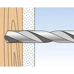 Nylon-Kippdübel DuoTec 10 mit Rundhaken 2 Stück*Fischer Discount