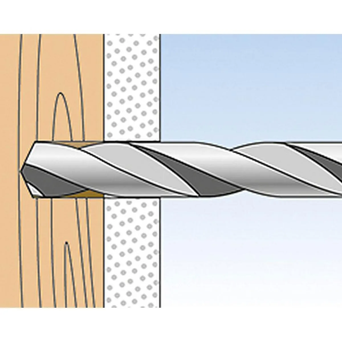 Nylon-Kippdübel DuoTec 10 mit Rundhaken 2 Stück*Fischer Discount