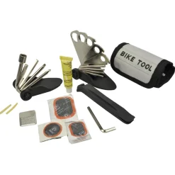 Faltwerkzeug-Set Tasche und Flickzeug 33-teilig^Fischer Bikes