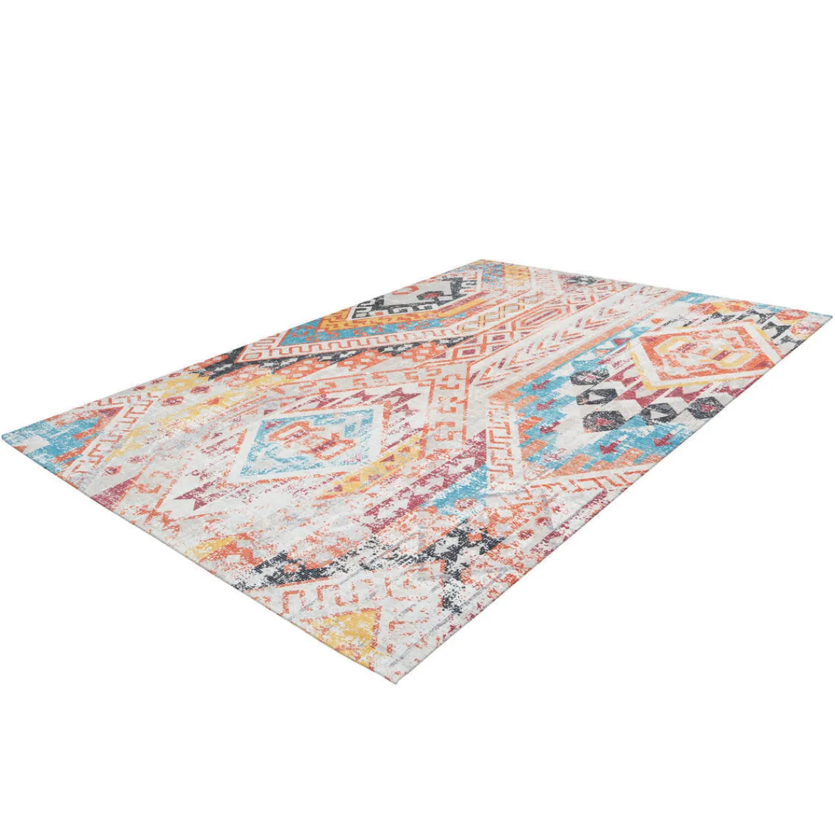 Flachflorteppich „Indiana 200“, multi/orange* Discount