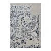 Flachflorteppich „River 120“, grau/schwarz