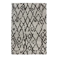 Flachflorteppich „River 110“, grau/schwarz* Hot