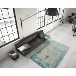 Flachwebteppich „Nostalgia 285“ Türkis, 120x170cm^ Outlet