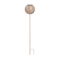 Flector Garten LED Solarspiess beige