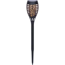 LED-Solarfackel Flame schwarz 5er-Set*Flector Garten Sale