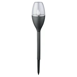 LED-Solarfackel Ambience schwarz 4er-Set*Flector Garten Discount