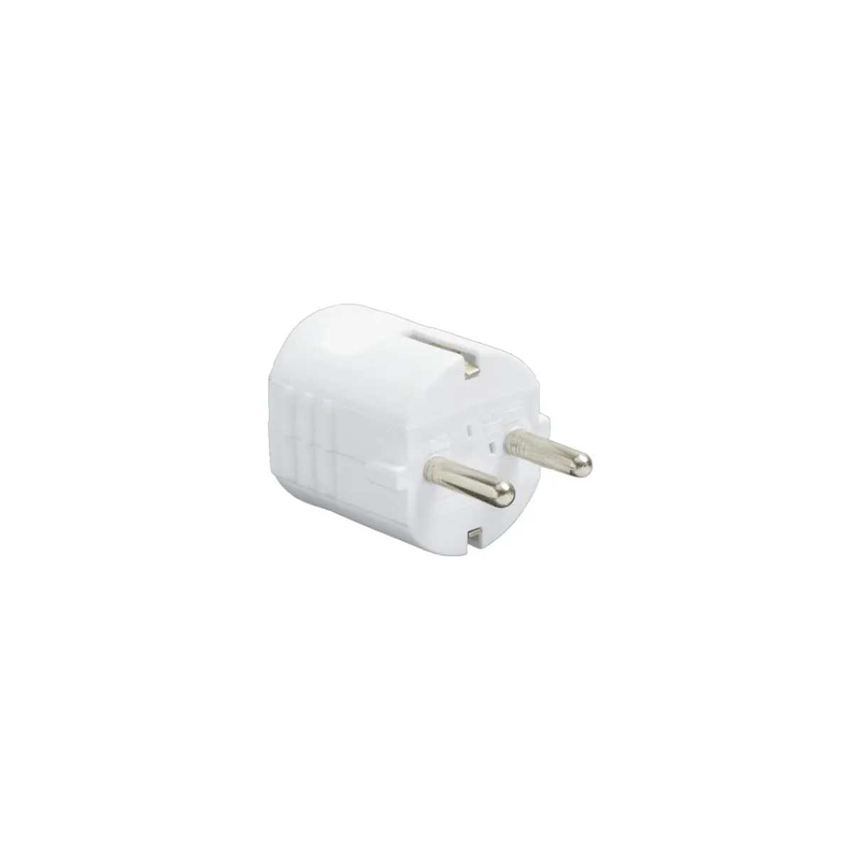 Schuko-Stecker PVC zentrale Einführung weiß*Flector Technik New