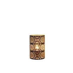 Tischleuchte Monastir schwarz/gold 40W^Flector Clearance