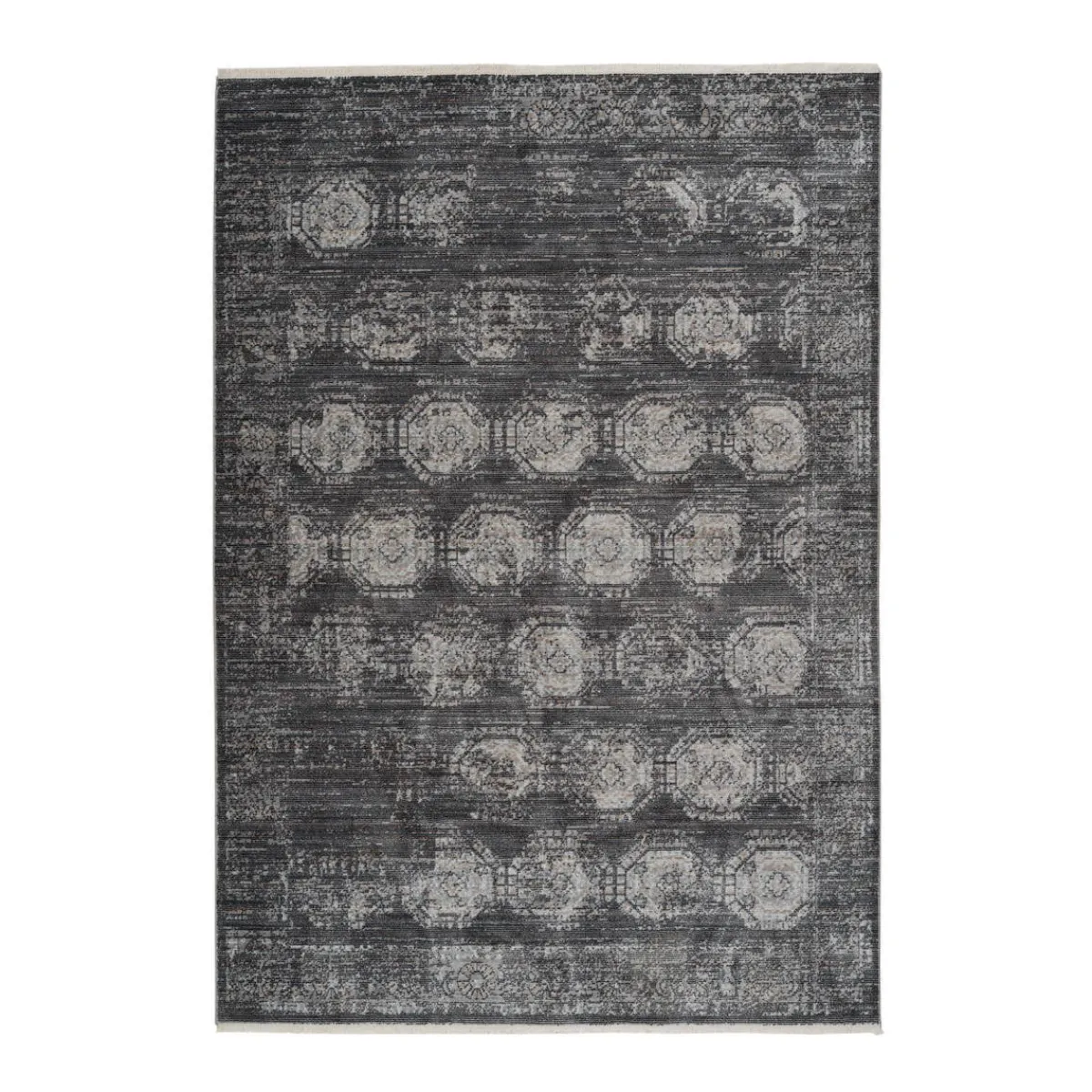 Fransenteppich „Baroque 700“, anthrazit^ Sale
