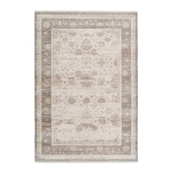 Fransenteppich „Baroque 1000“, beige