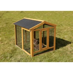 Freigehege Appartment Pro 115 x 90 x 85 cm braun^ Outlet