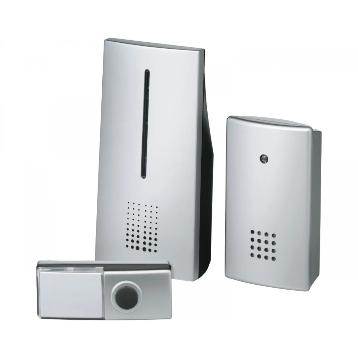 Funkgong-Set HX Duo 100 m silber 2 Empfänger