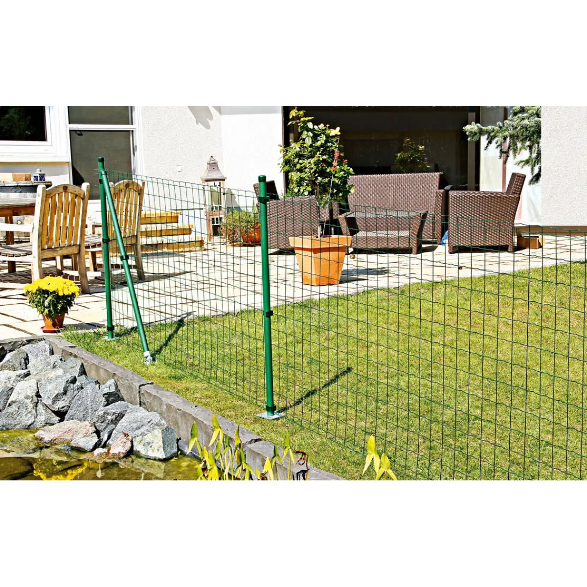 Alberts GAH Schweißgitter grün 120 x 2500 cm