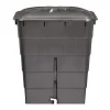 Garantia Regentonne eckig 300 L graphite grey inkl Deckel und Hahn
