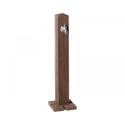 Wasserzapfsäule Wood braun*Garantia Hot