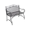 Garden Pleasure Gartenbank PORAK Stahl, pulverbeschichtet, matt-schwarz* Outlet