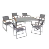 Garden Pleasure Tischgruppe AVA 7-tlg. Aluminium, Nonwood, Kunststoffgewebe* Sale