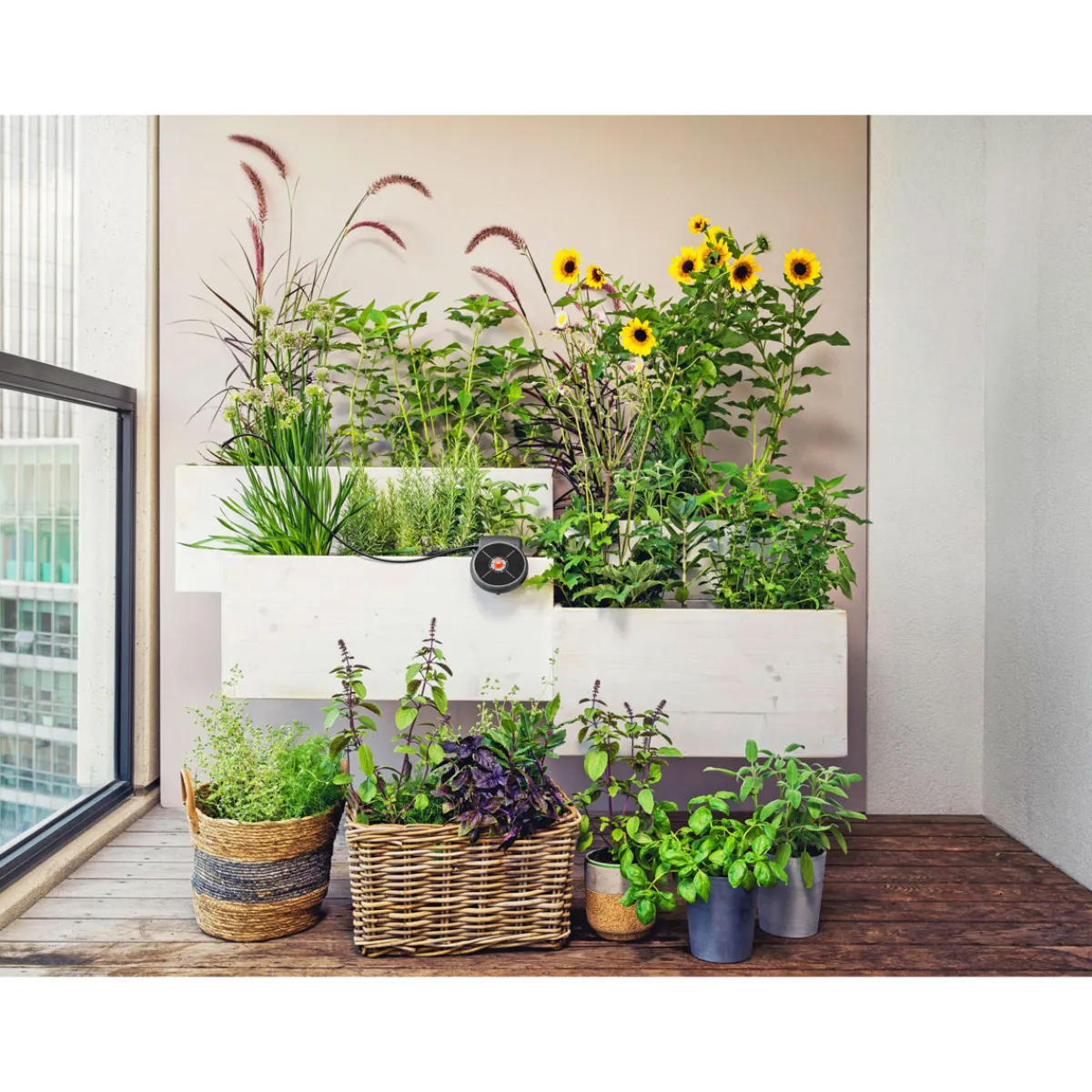Solar-Bewässerungs-Set AquaBloom*Gardena New