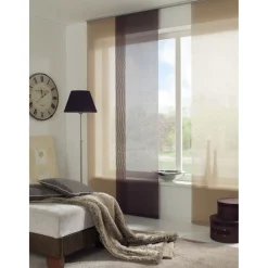Flächenvorhang Stoff Entry 60 x 245 cm taupe^Gardinia Best