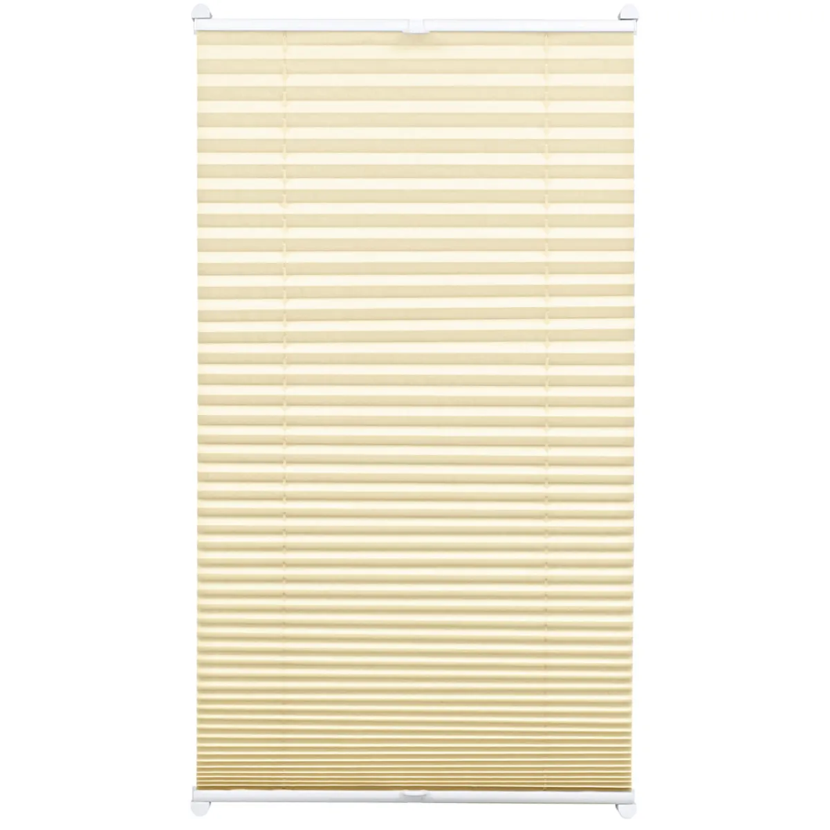 Gardinia Plissee Easyfix mit 2 Bedienschienen 60 x 130 cm creme