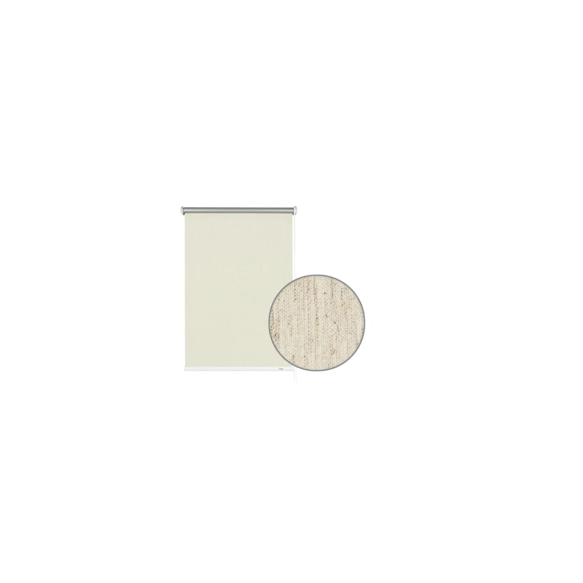 Seitenzugrollo Thermo 142 x 180 cm Struktur natur*Gardinia Outlet