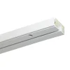 Vorhangschiene GE1 150 cm mit Profil für Blendenbefestigung weiß*Gardinia Clearance