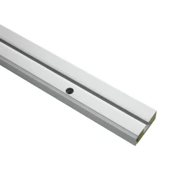 Vorhangschiene GE1 150 cm mit Profil für Blendenbefestigung weiß*Gardinia Clearance