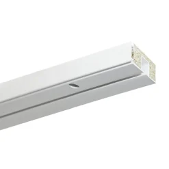 Vorhangschiene GE1 210 cm mit Profil für Blendenbefestigung weiß^Gardinia Hot