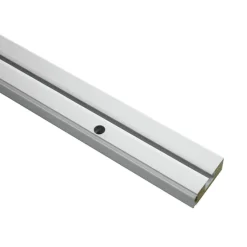 Vorhangschiene GE1 210 cm mit Profil für Blendenbefestigung weiß^Gardinia Hot