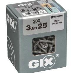 Schnellbauschraube A Feigewinde 3,9 x 25 mm 200 Stück*Gix Clearance