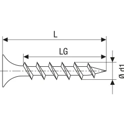 Gix Schnellbauschraube B 3,9 x 30