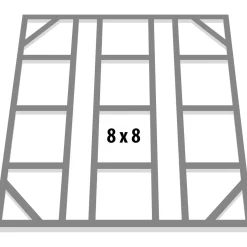 Fundamentbodenrahmen für Dream 8 x 4m*Globel Hot