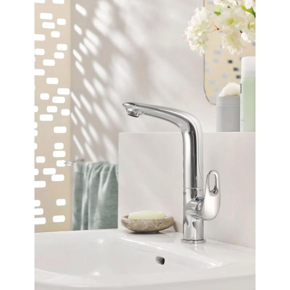 Einhand-Waschtischbatterie Eurostyle L-Size Hebel offen*Grohe Best