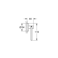 WC-Papierhalter ohne Deckel Essentials verchromt^Grohe Sale