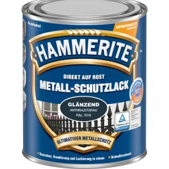 Metallschutzlack silbergaz Hammerschlag 750 ml^Hammerite Hot