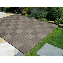 WPC-Klickfliese anthrazit 30 x 30 cm*Hartmann Online