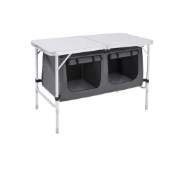 Camping-Tisch mit Ablagefächern^Haveson Outlet