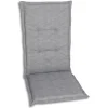 Haveson Sitzauflage Hochlehner 118x48x4cm hellgrau