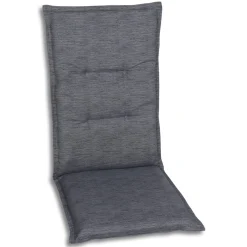 Haveson Sitzauflage Hochlehner 118x48x4cm anthrazit