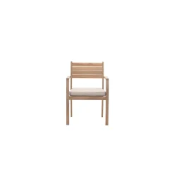 Stapelsessel Mykonos Akazienholz 58 x 84 x 58 cm hellgrau*Haveson Best