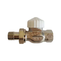 Heimeier Thermostatventil Unterteil V-Exakt II 3/8" Durchgang vernickelt^ New