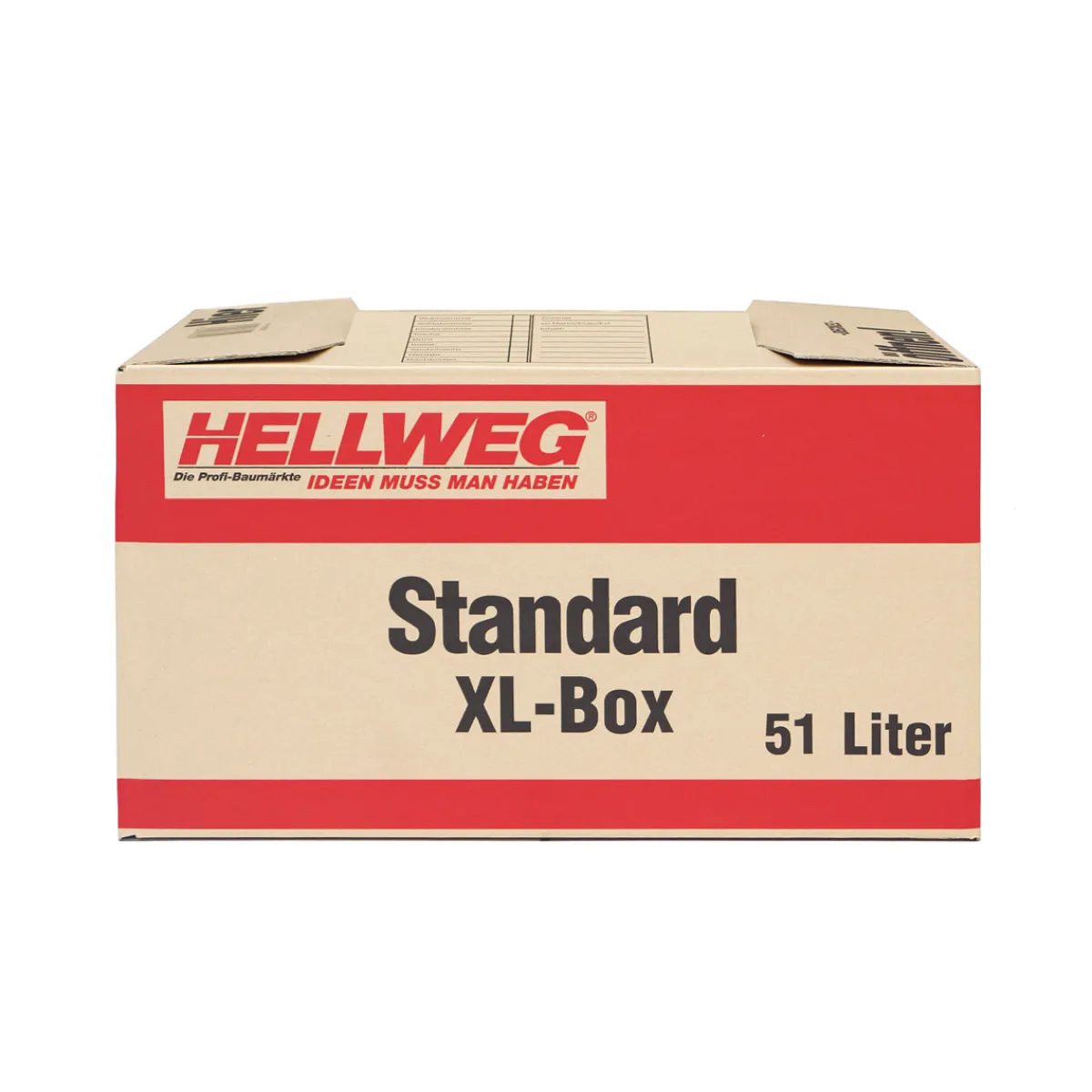 Hellweg-Umzugskarton Standard XL 54,8 x 31,3 x 32,2 cm^ Hot