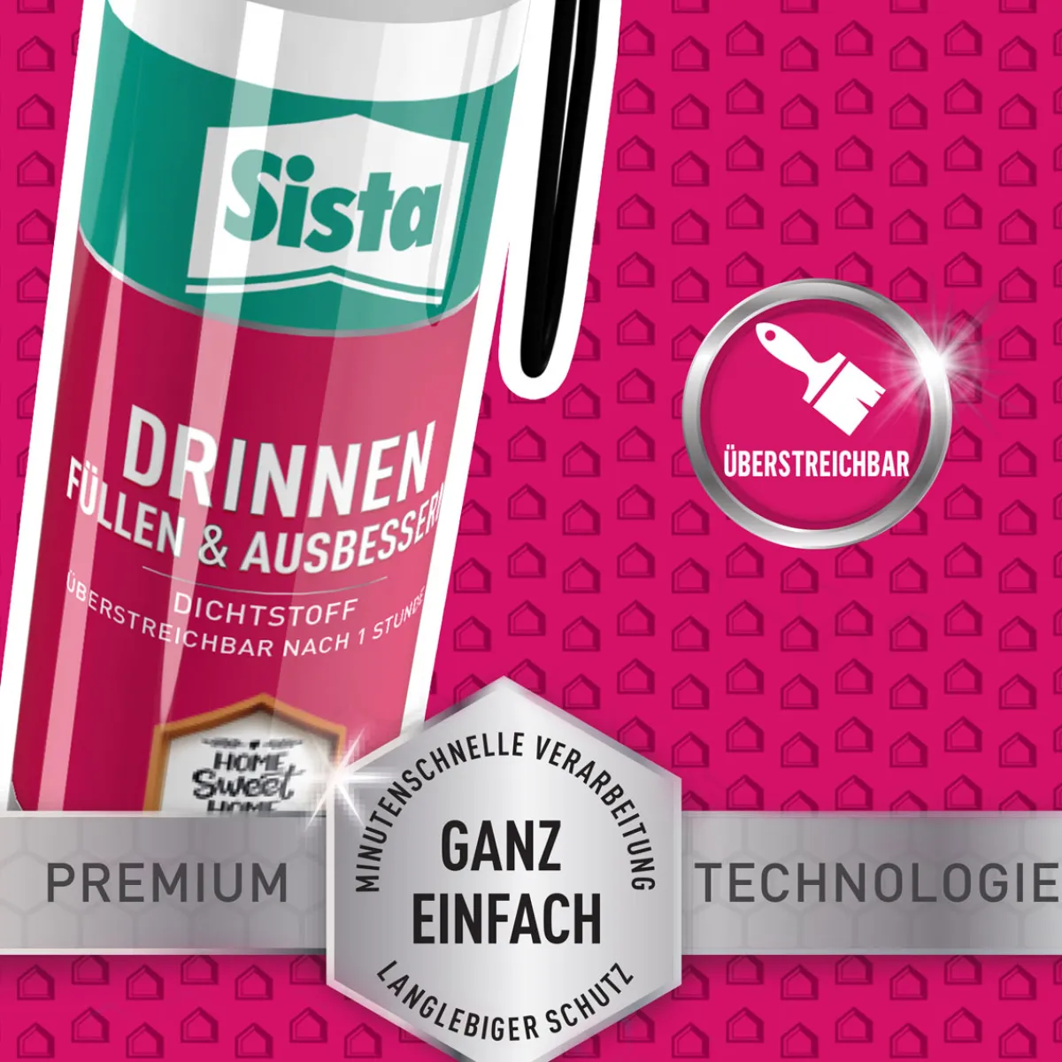 Henkel Dichtstoff Füllen und Ausbessern 100 ml weiß*Sista Online