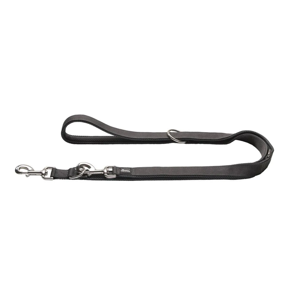 Divo Verstellbare Führleine 25/200 grau/grau*Hunter Outlet
