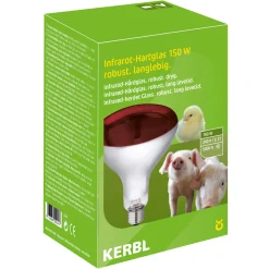 Infrarotlampe 150 Watt Hartglas rot* Hot