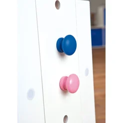 Schreibtisch „Baru“, mit Schublade, rosa weiß, 109x90x55 cm*Inter Link New